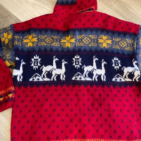 Vintage winter zipup hoodie! Oversized - Picture 3 of 6